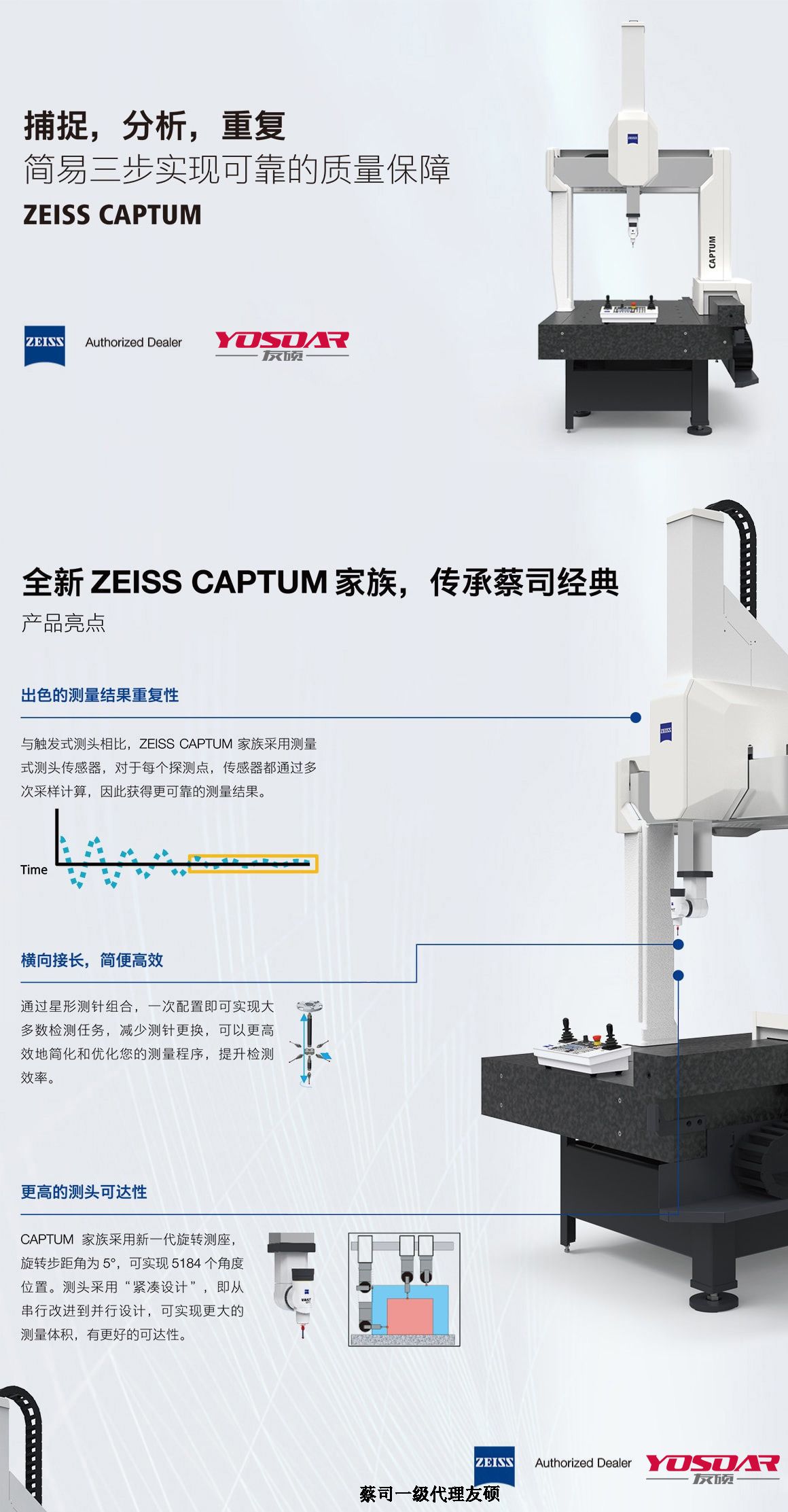 朝阳蔡司三坐标CAPTUM